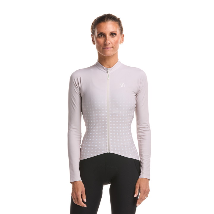 MAILLOT MANCHES LONGUES RACING EKOI X MARION ROUSSE BEIGE W