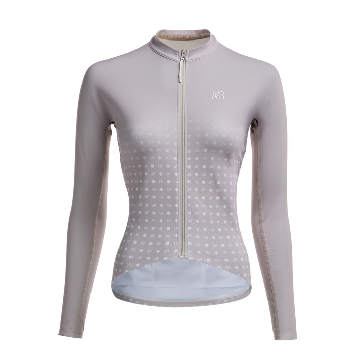 MAILLOT MANCHES LONGUES RACING EKOI X MARION ROUSSE BEIGE W