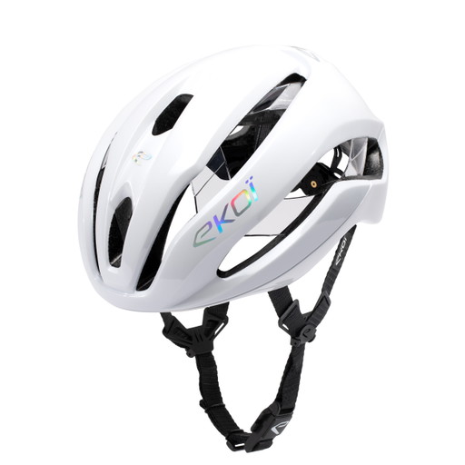 Helmet EKOI Perf CRYSTAL Elegance White Silver