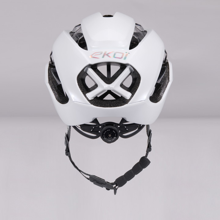 Casque EKOI Perf CRYSTAL Elegance Blanc Silver