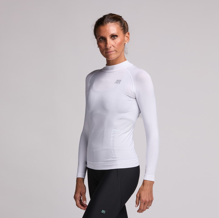 Sous maillot femme Racing EKOI x MARION ROUSSE OUTLAST Blanc
