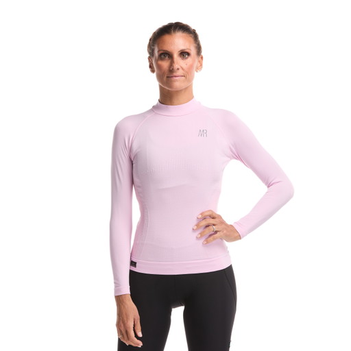 Camisola interior feminina Racing EKOI x MARION ROUSSE OUTLAST Rosa