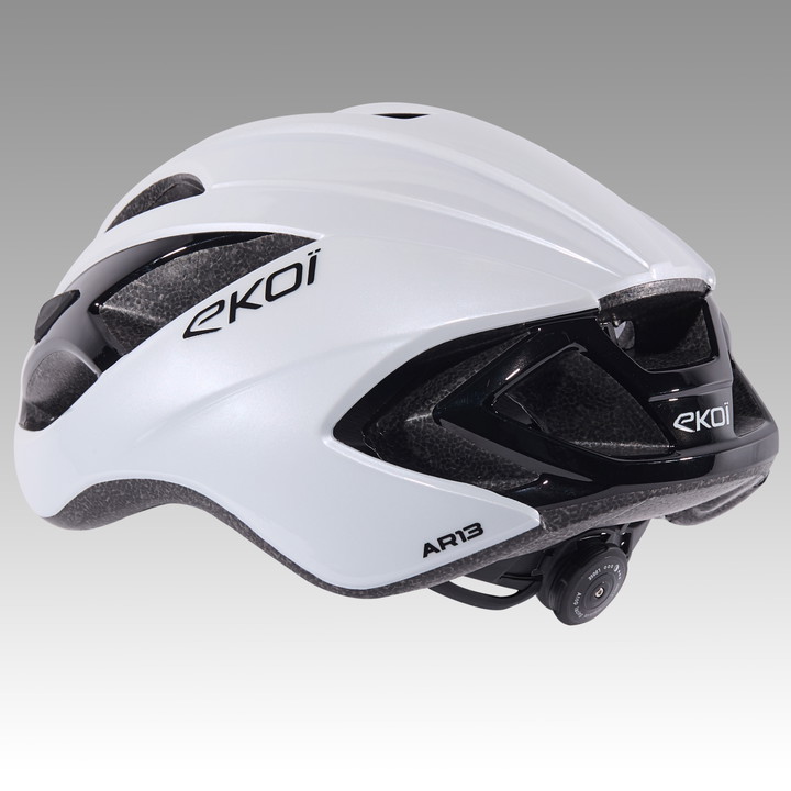 Casque EKOI AR13 WHITE BLACK S25