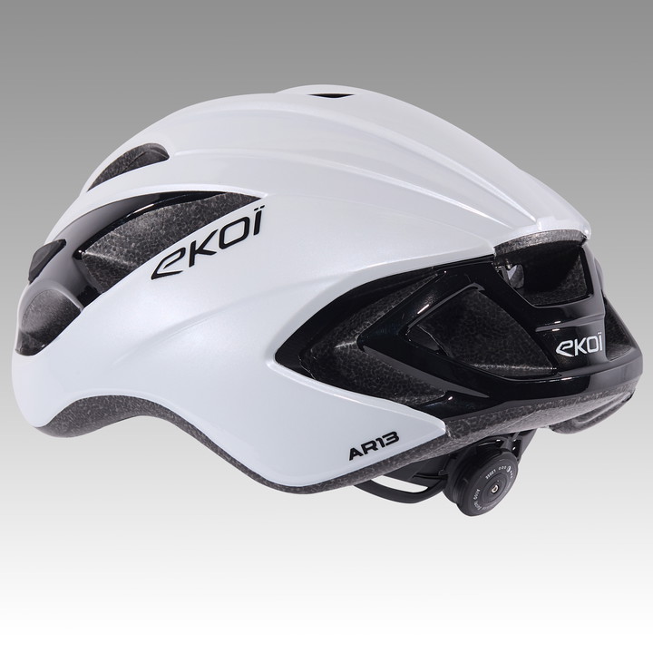 Casque EKOI AR13 WHITE BLACK S25