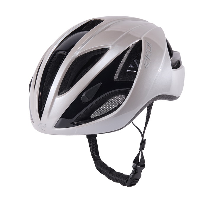 Casque EKOI AR13 Evo Metal Silver
