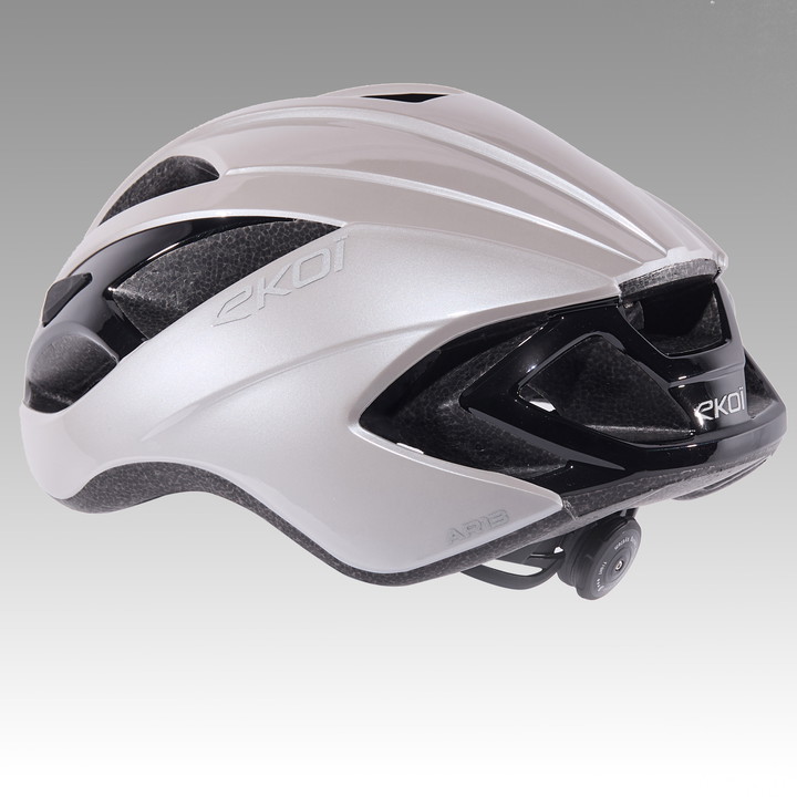 Casque EKOI AR13 SILVER METAL S25