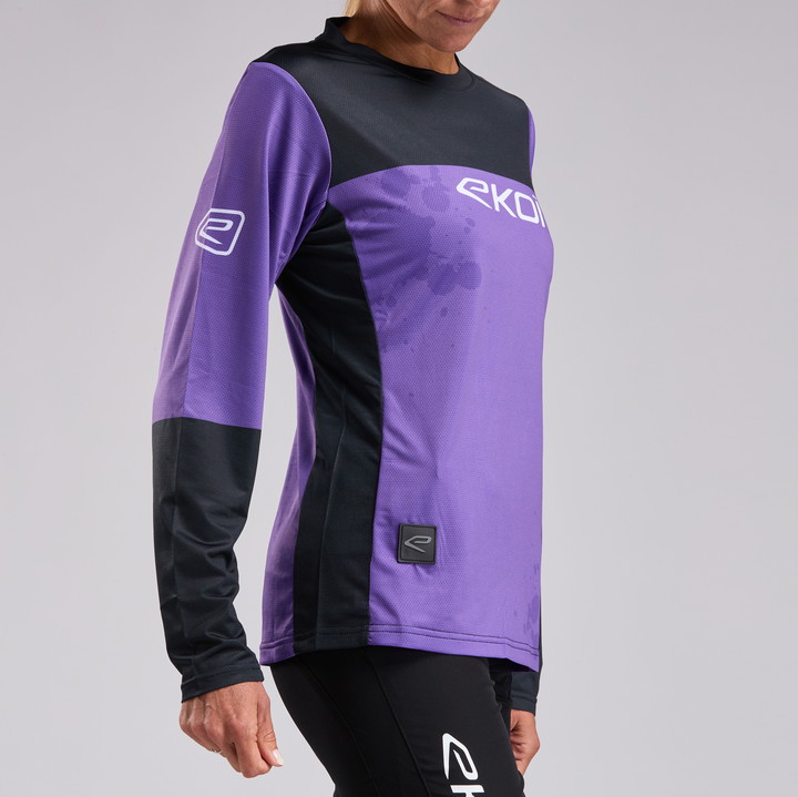 Maillot VTT femme manches longues EKOI Perf Violet