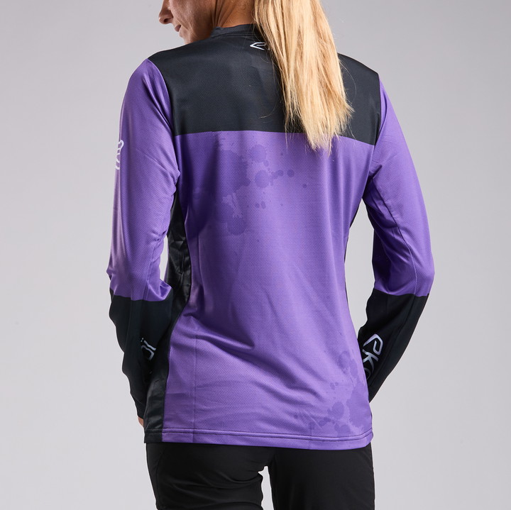 Maillot VTT femme manches longues EKOI Perf Violet