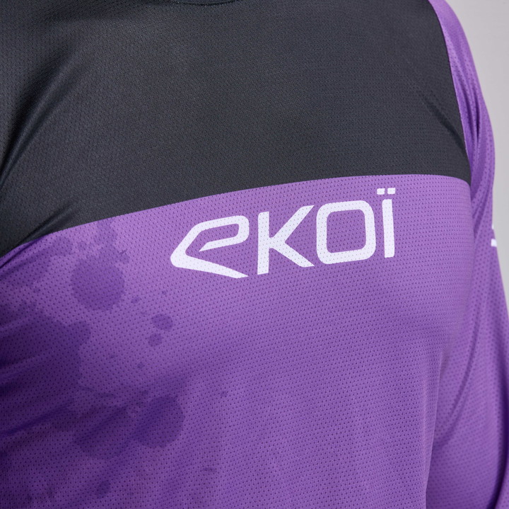 MAILLOT VTT MANCHES LONGUES EKOI PERF VIOLET