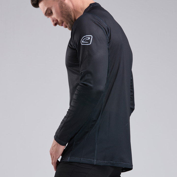 MAILLOT VTT MANCHES LONGUES EKOI RACING NOIR 