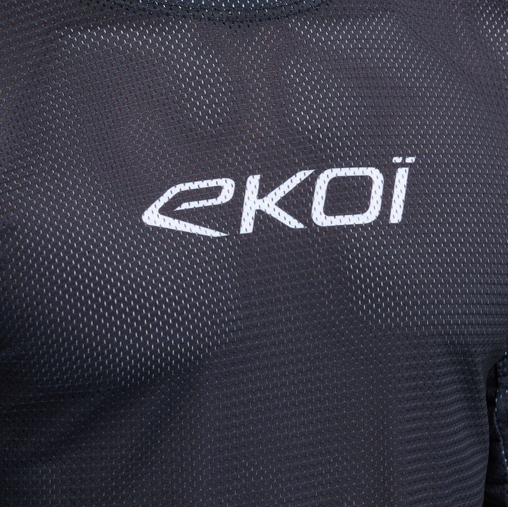 MAILLOT VTT MANCHES LONGUES EKOI RACING NOIR 