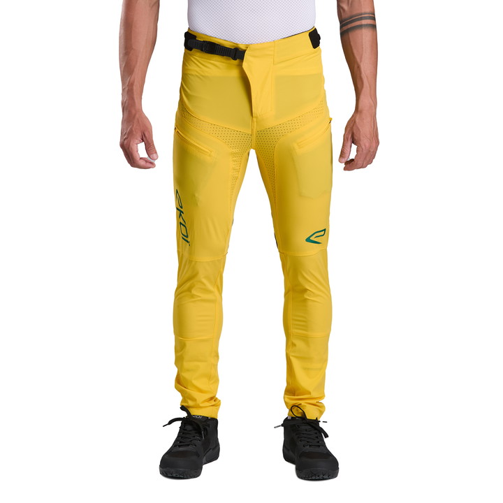 Spodnie MTB EKOI Perf RTone Żółte