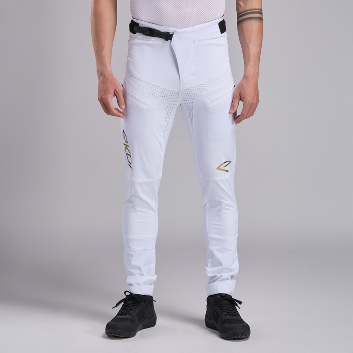 PANTALON VTT EKOI RACING BLANC