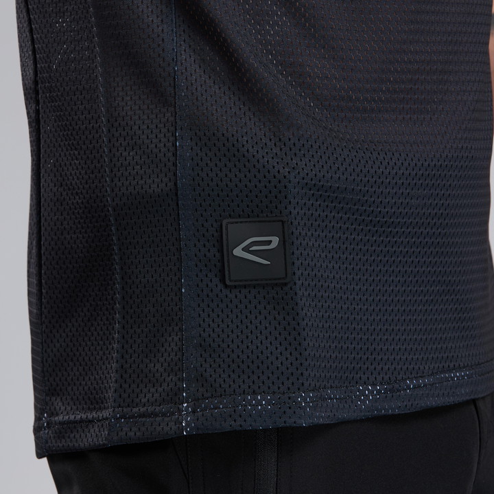 MAILLOT VTT MANCHES COURTES EKOI RACING NOIR