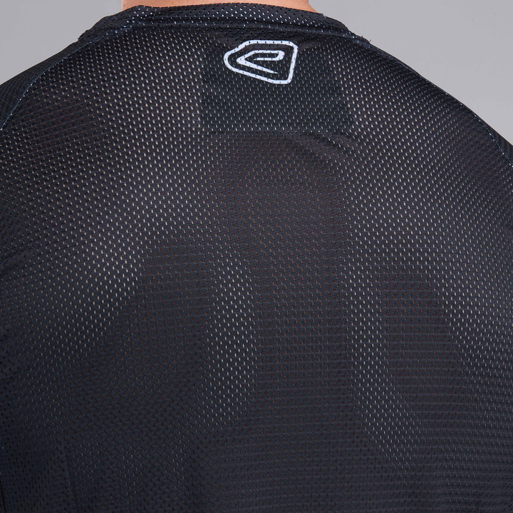 MAILLOT VTT MANCHES COURTES EKOI RACING NOIR
