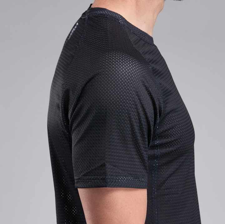 MAILLOT VTT MANCHES COURTES EKOI RACING NOIR