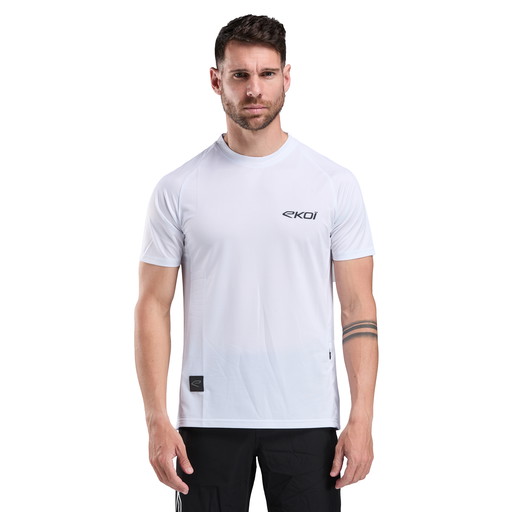 MAILLOT MTB MANGAS CORTAS EKOI PERF BLANCO