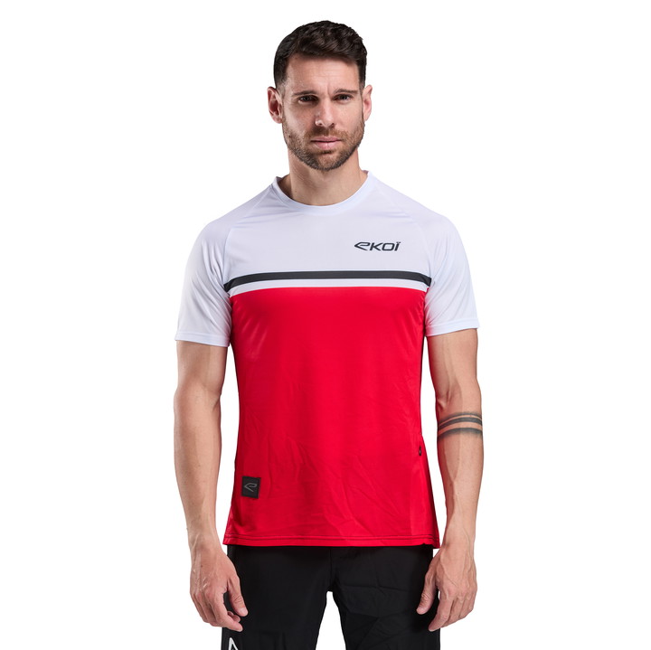 EKOI PERF RED SHORT SLEEVE MTB JERSEY