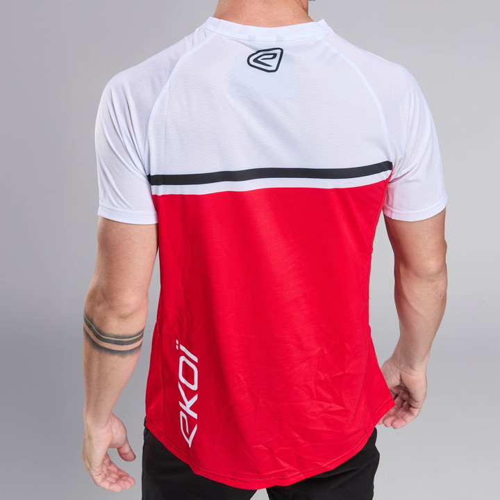 EKOI PERF KURZARM-MTB-TRIKOT ROT