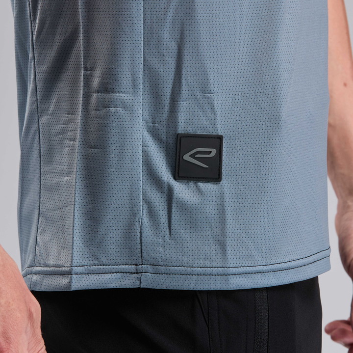 EKOI PERF GRAUES KURZARM-MTB-TRIKOT