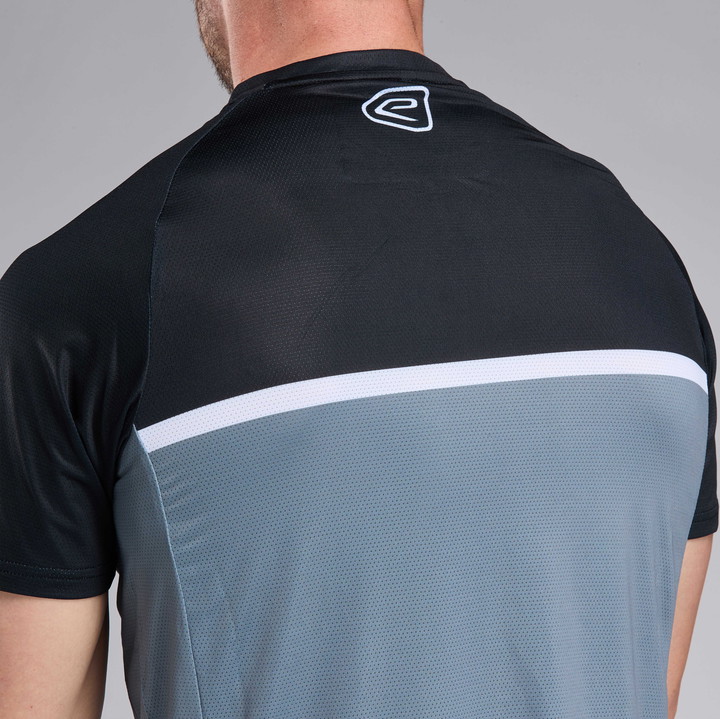 EKOI PERF GRAUES KURZARM-MTB-TRIKOT