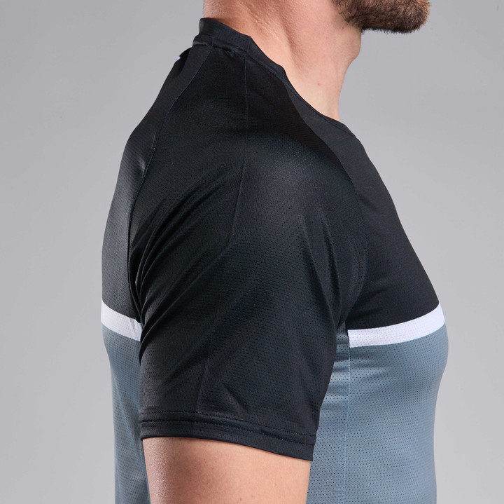 EKOI PERF GRAUES KURZARM-MTB-TRIKOT