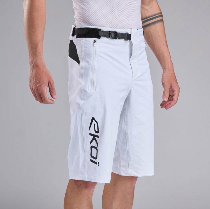 SHORT VTT EKOI RACING BLANC