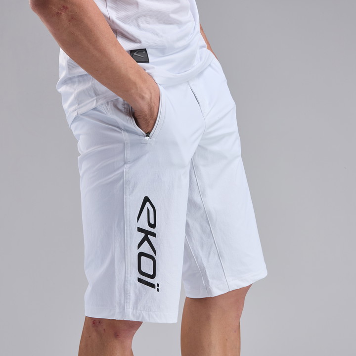 SHORT VTT EKOI RACING BLANC