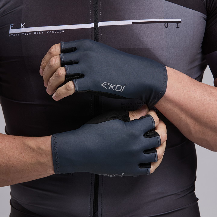 GUANTI CICLISMO EKOI GRIGI