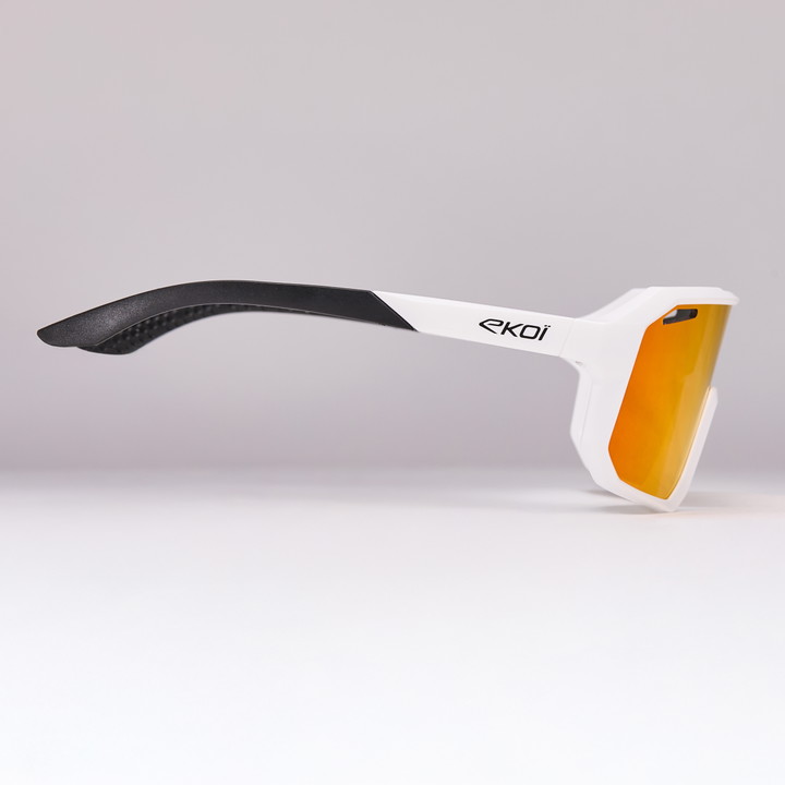 YOUTH SUNGLASSES WHITE REVO RED 