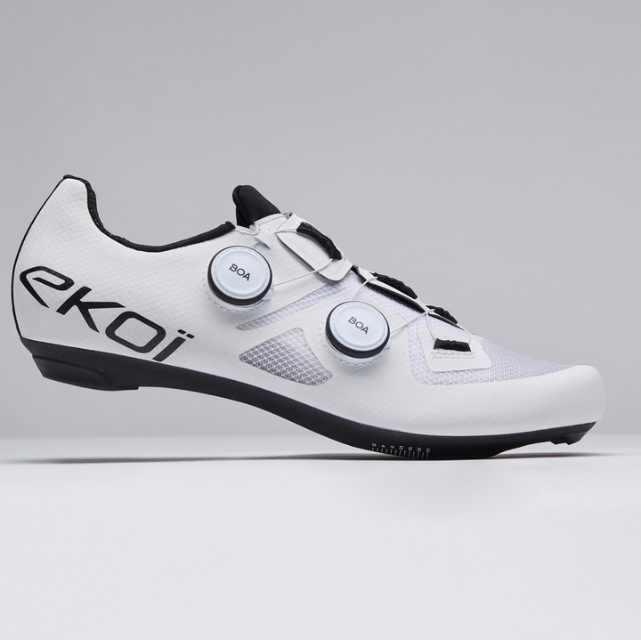 EKOI Perf CARBON INSERT LIGHT Rennradschuhe Weiß