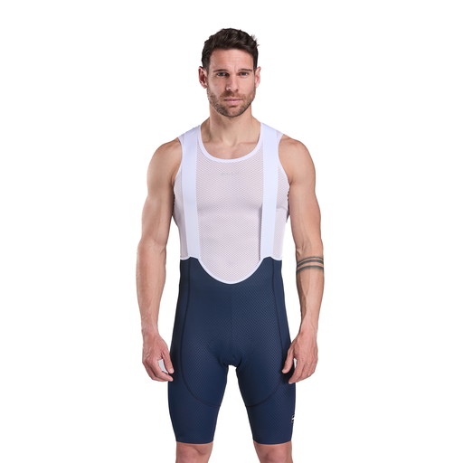 EKOI Perf GEL POWER CROSS Navy Bib Shorts