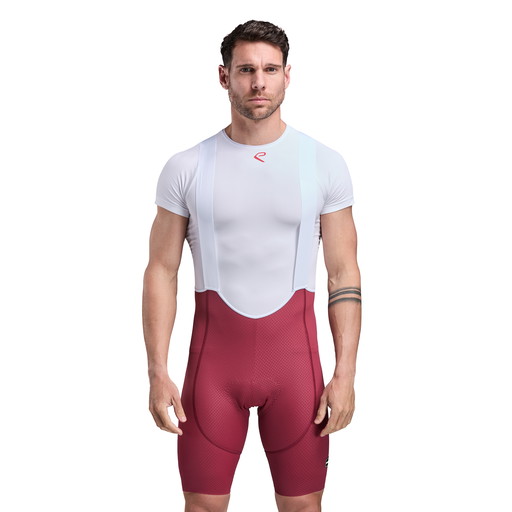 EKOI Perf GEL POWER CROSS Rhubarb Bib Shorts