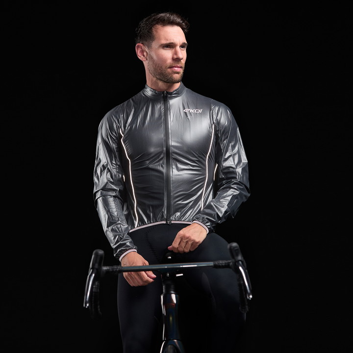 Regenjacke EKOI Perf SHARK Grau