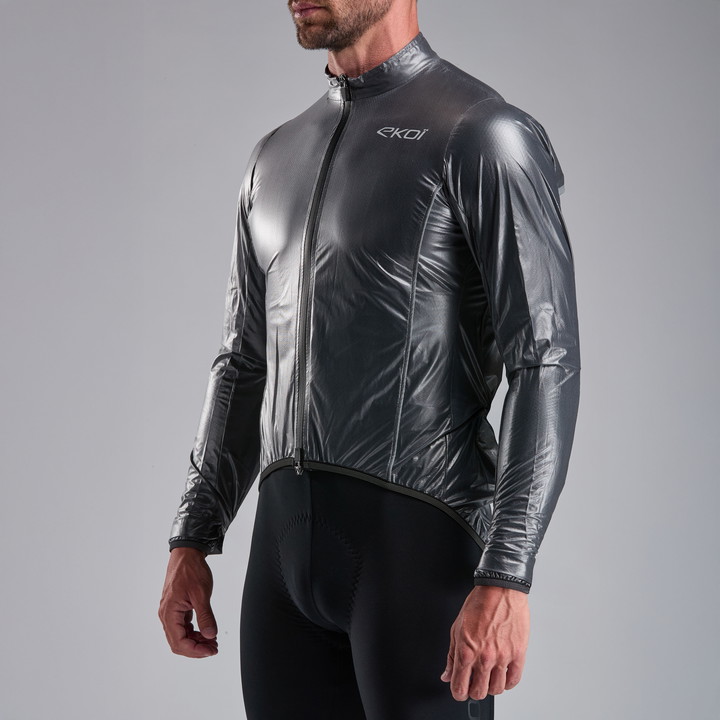 Chaqueta de lluvia EKOI Perf SHARK Gris
