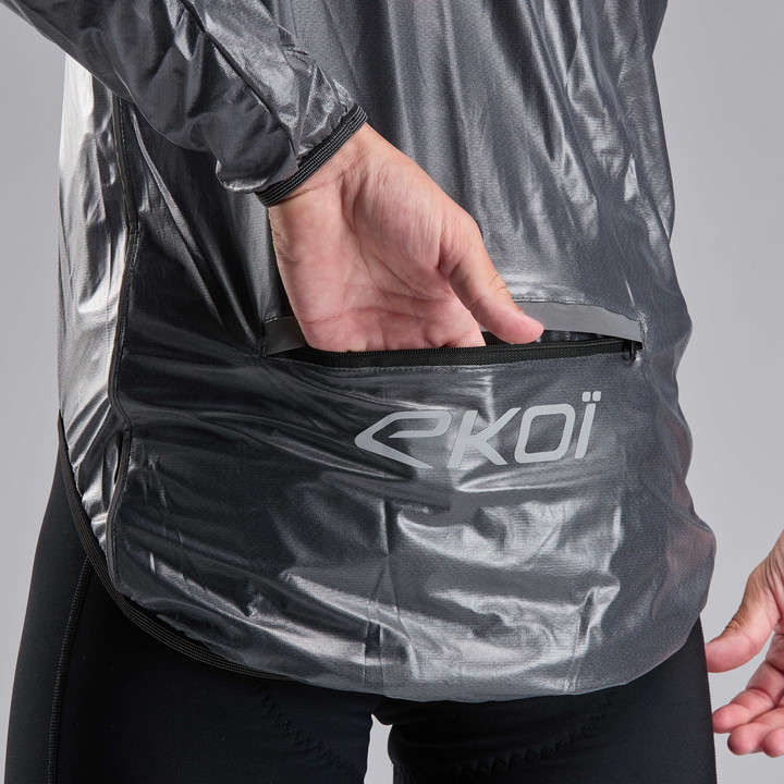 Veste de pluie EKOI Perf SHARK Grise