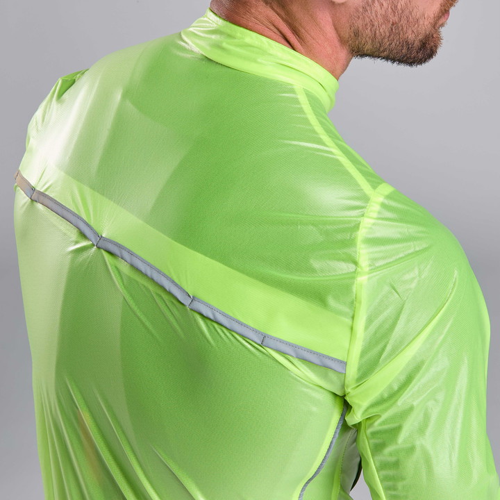 Chaqueta de lluvia EKOI Perf SHARK Amarillo fluorescente