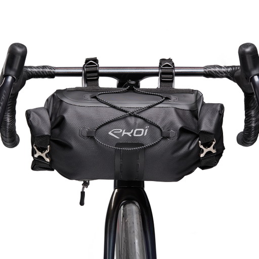 Handlebar bag EKOI Racing Gravel Bike Packing Explorer Black 8L