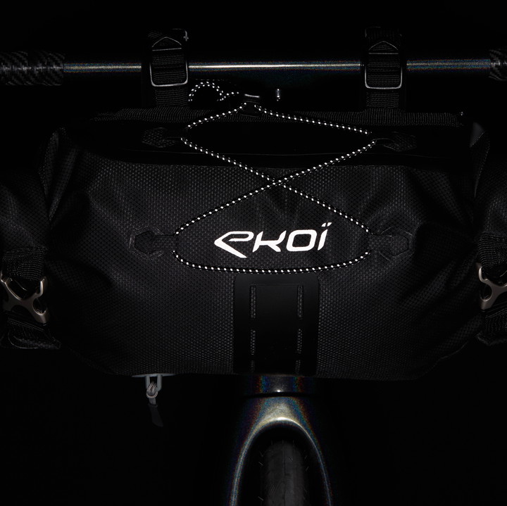 SACOCHE GUIDON GRAVEL BIKE PACKING EXPLORER EKOI NOIR 