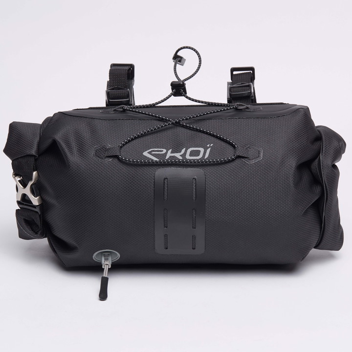 SACOCHE GUIDON GRAVEL BIKE PACKING EXPLORER EKOI NOIR 
