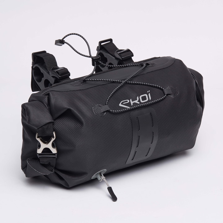SACOCHE GUIDON GRAVEL BIKE PACKING EXPLORER EKOI NOIR 