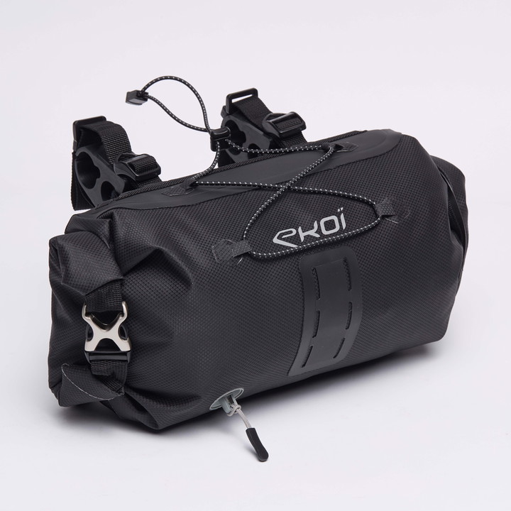 SACOCHE GUIDON GRAVEL BIKE PACKING EXPLORER EKOI NOIR 