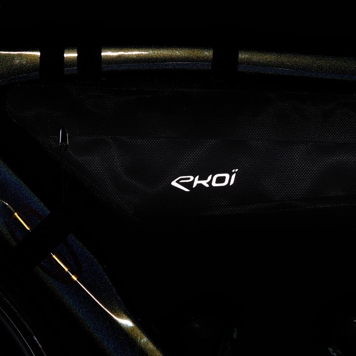 SACOCHE CADRE GRAVEL BIKE PACKING EXPLORER EKOI NOIR 