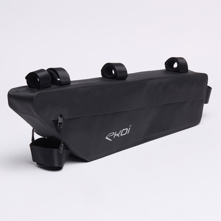 SACOCHE CADRE GRAVEL BIKE PACKING EXPLORER EKOI NOIR 