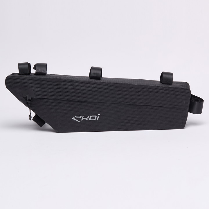 SACOCHE CADRE GRAVEL BIKE PACKING EXPLORER EKOI NOIR 