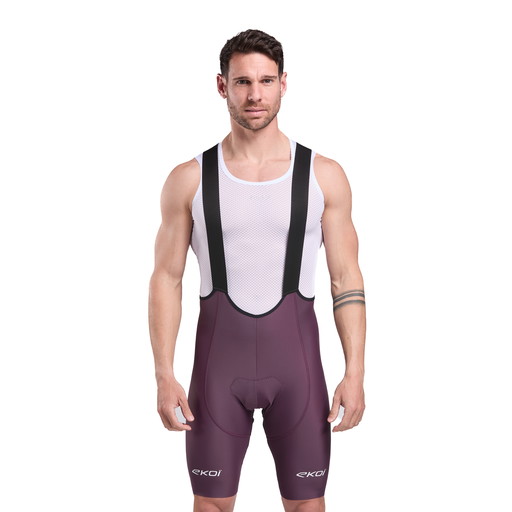 EKOI Perf GEL POWER Purple Bib Shorts