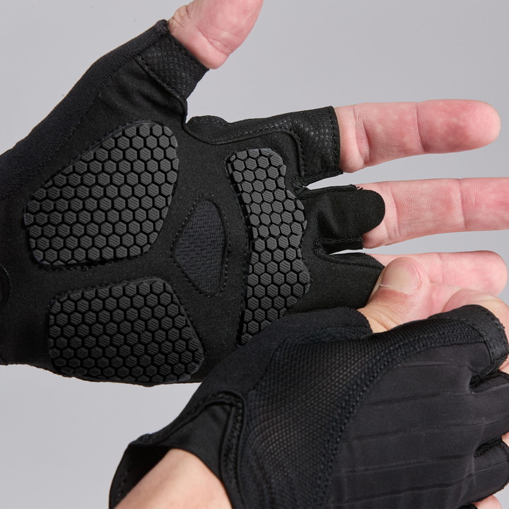 GANTS VELO EKOI PERF GRIP NOIR