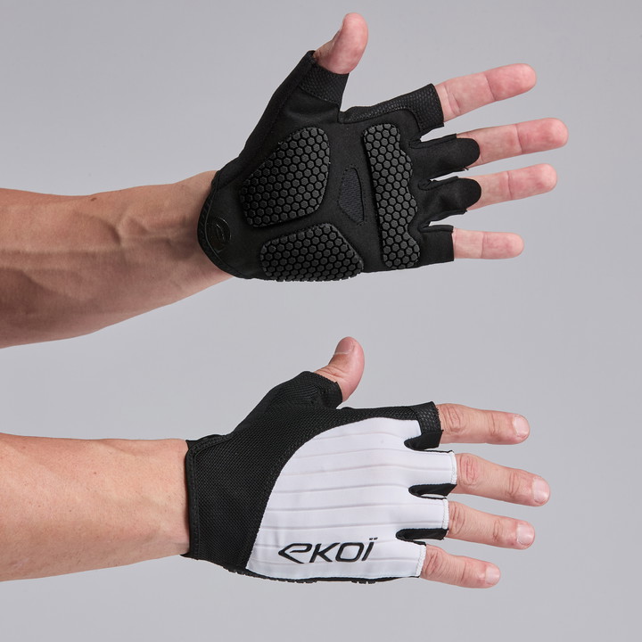 FIETSHANDSCHOENEN EKOI PERF GRIP WIT
