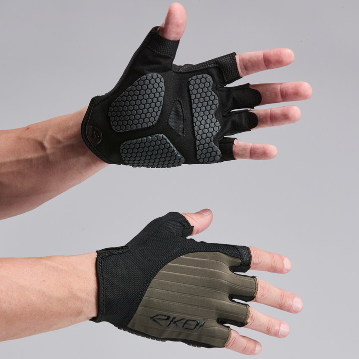 GUANTI CICLISMO EKOI PERF GRIP KAKI