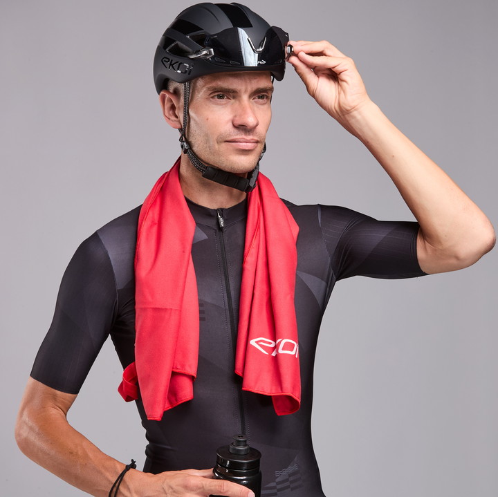 Serviette microfibre éponge EKOI Rouge